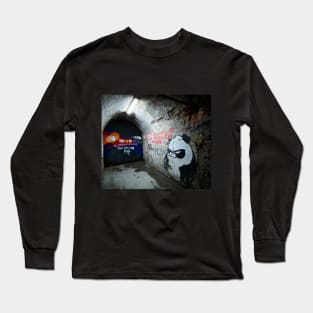 panda tunnel graffiti Long Sleeve T-Shirt